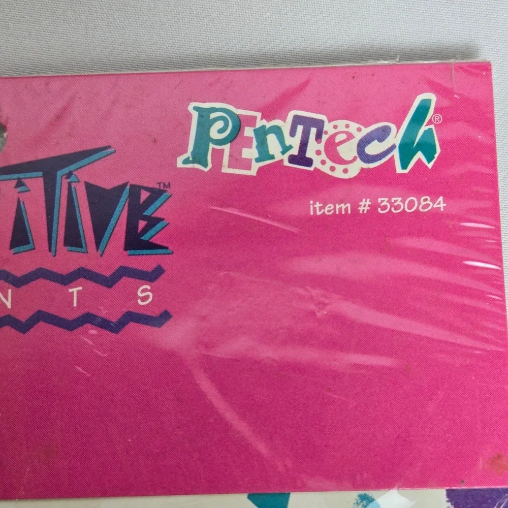 Pentech Primitive Prints Self Mailing Cards & Seals, 15 Count, 33084, Vtg‎ New